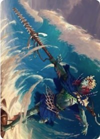 Tazeem Roilmage Art Card [Zendikar Rising Art Series] | Good Games Morley