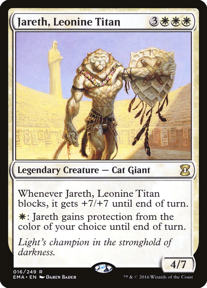 Jareth, Leonine Titan [Eternal Masters] | Good Games Morley