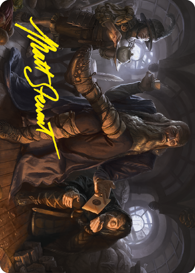 Sharkey, Tyrant of the Shire Art Card (Gold-Stamped Signature) [The Lord of the Rings: Tales of Middle-earth Art Series] | Good Games Morley