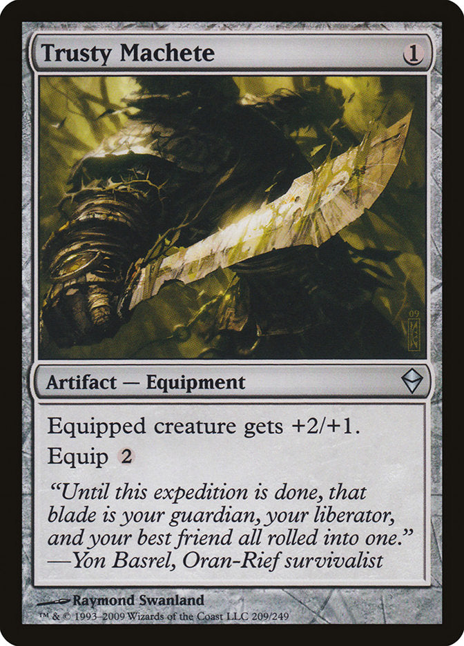 Trusty Machete [Zendikar] | Good Games Morley