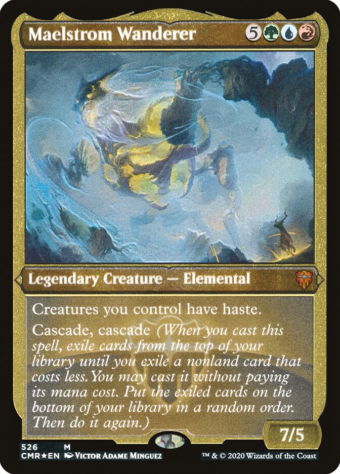 Maelstrom Wanderer (Etched) [Commander Legends] | Good Games Morley