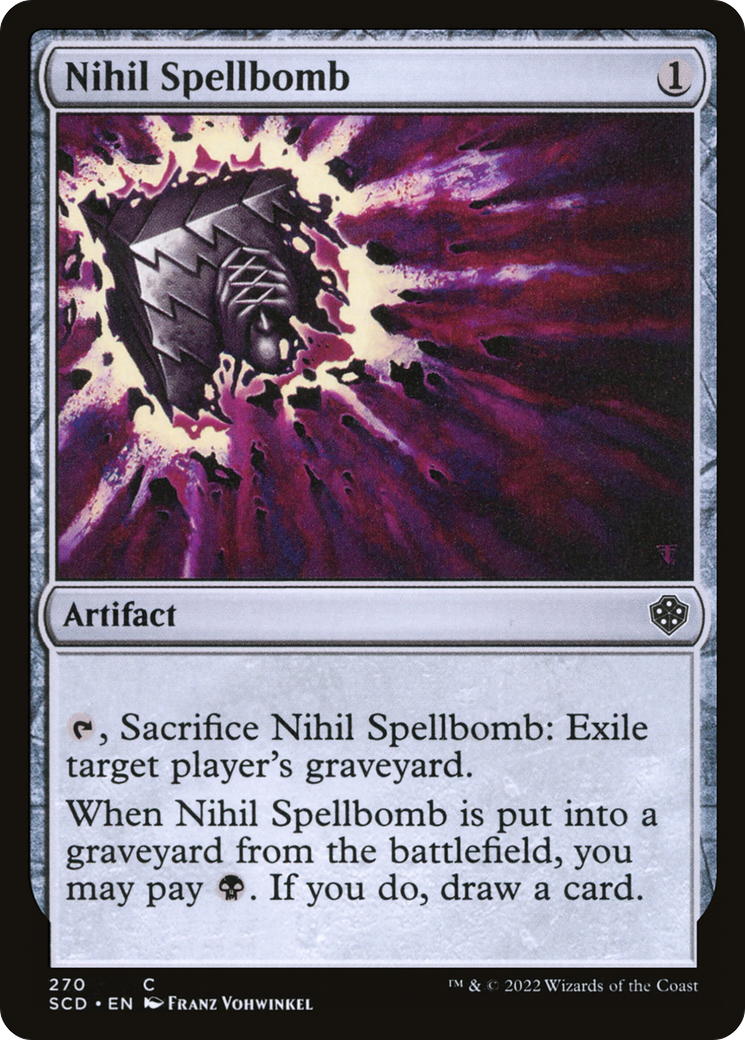 Nihil Spellbomb [Starter Commander Decks] | Good Games Morley