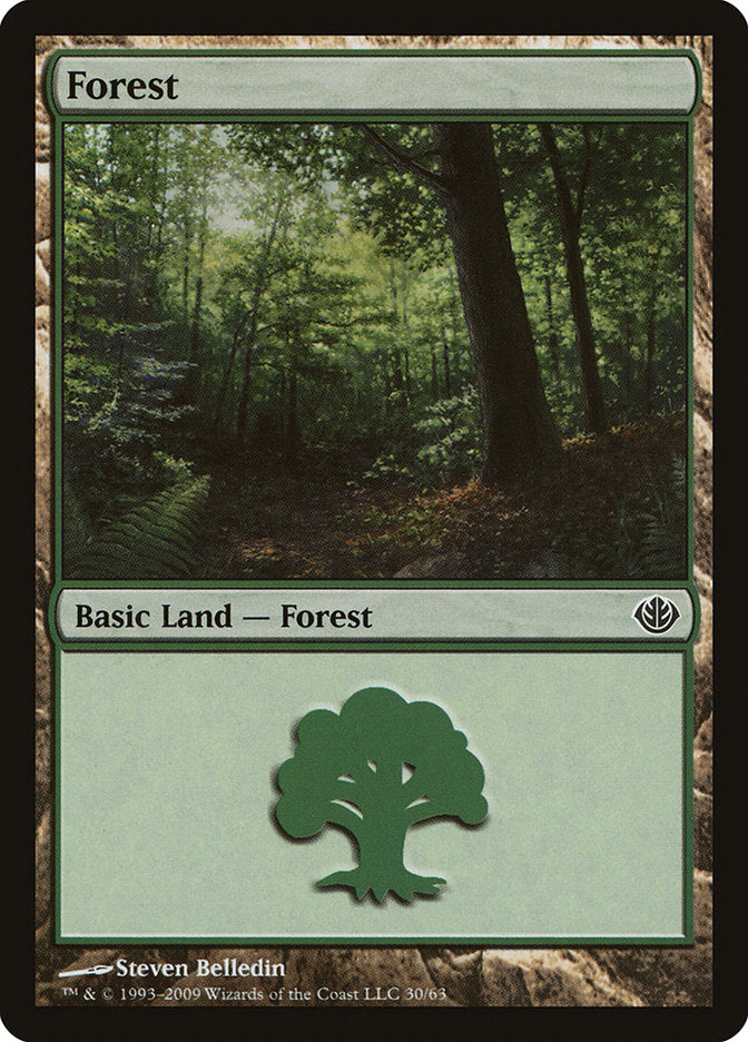 Forest (30) [Duel Decks: Garruk vs. Liliana] | Good Games Morley
