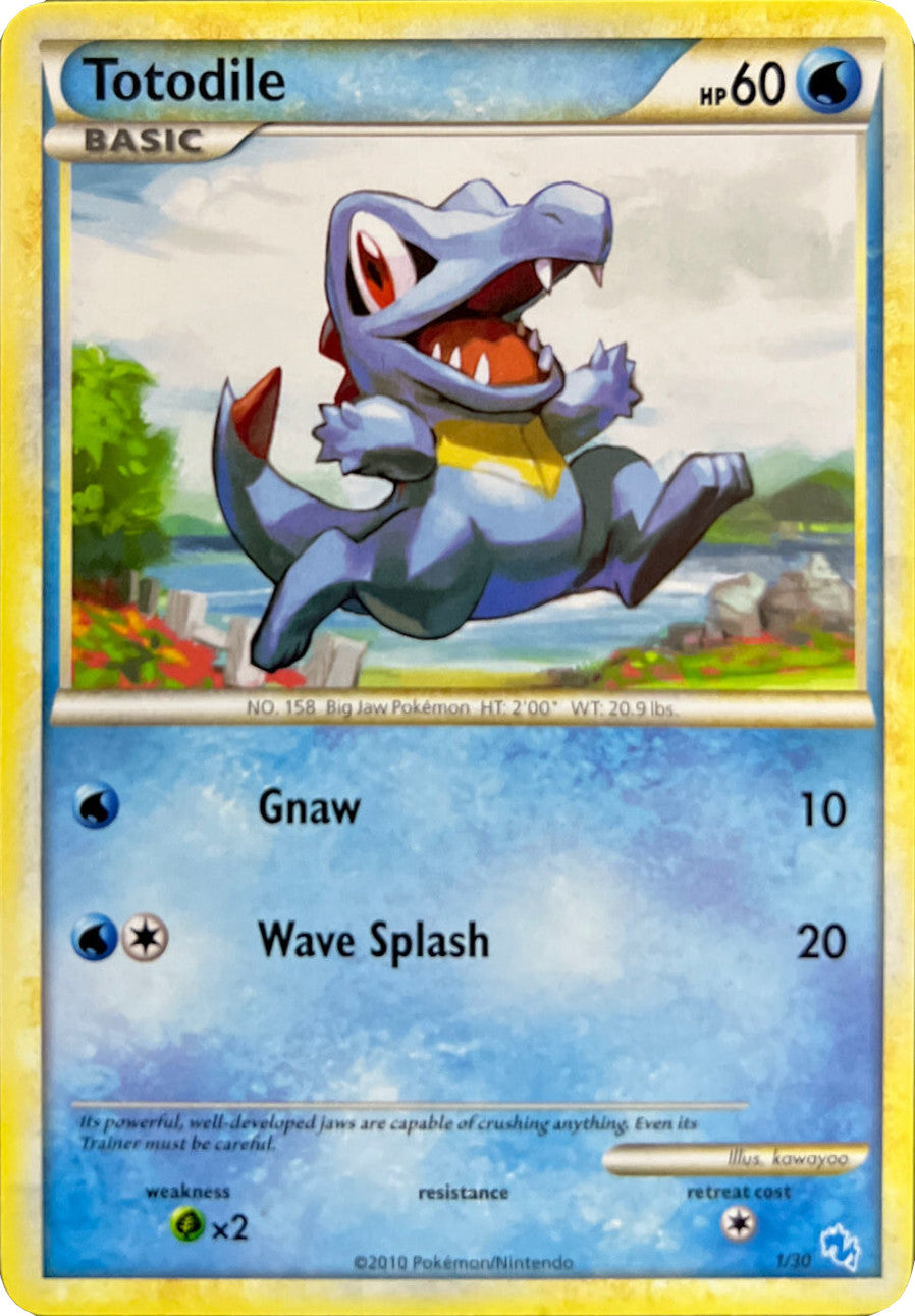 Totodile (1/30) [HeartGold & SoulSilver: Trainer Kit - Gyarados] | Good Games Morley