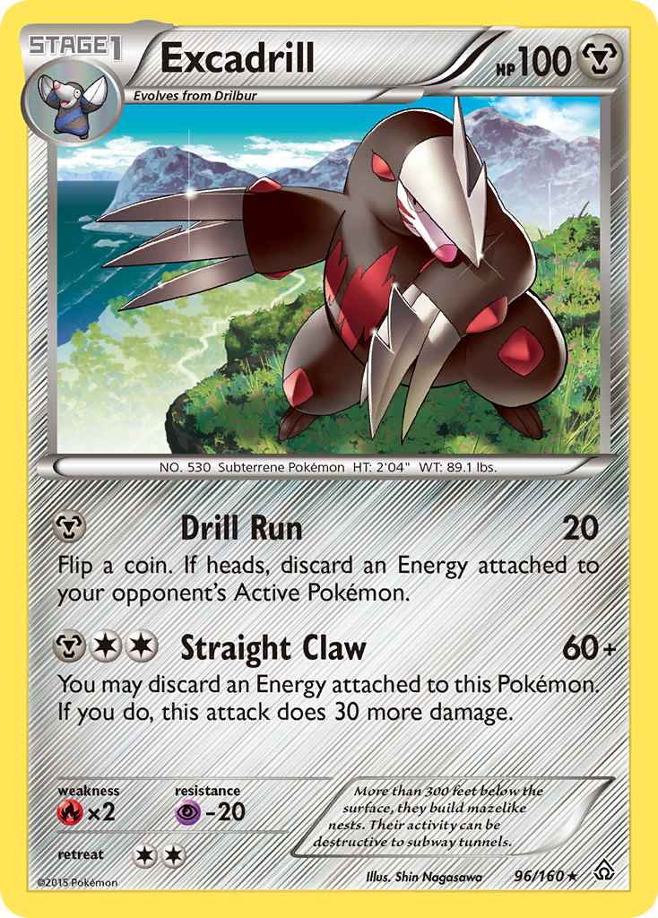 Excadrill (96/160) [XY: Primal Clash] | Good Games Morley
