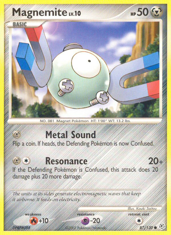 Magnemite (87/130) [Diamond & Pearl: Base Set] | Good Games Morley