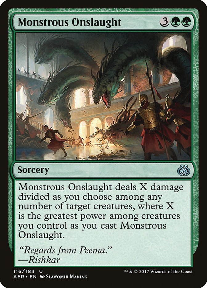 Monstrous Onslaught [Aether Revolt] | Good Games Morley