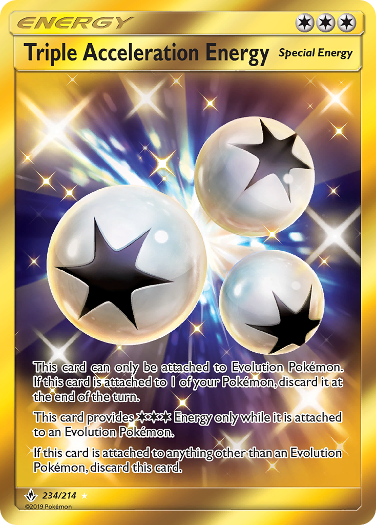 Triple Acceleration Energy (234/214) [Sun & Moon: Unbroken Bonds] | Good Games Morley
