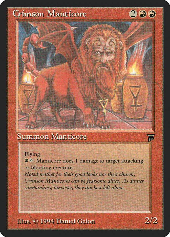Crimson Manticore [Legends] | Good Games Morley