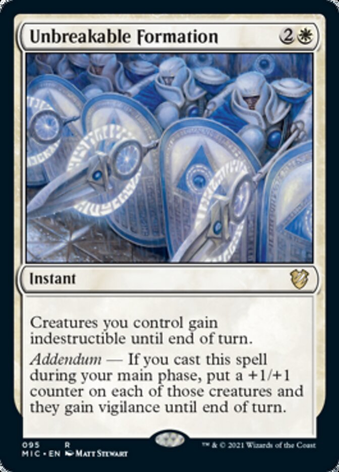 Unbreakable Formation [Innistrad: Midnight Hunt Commander] | Good Games Morley