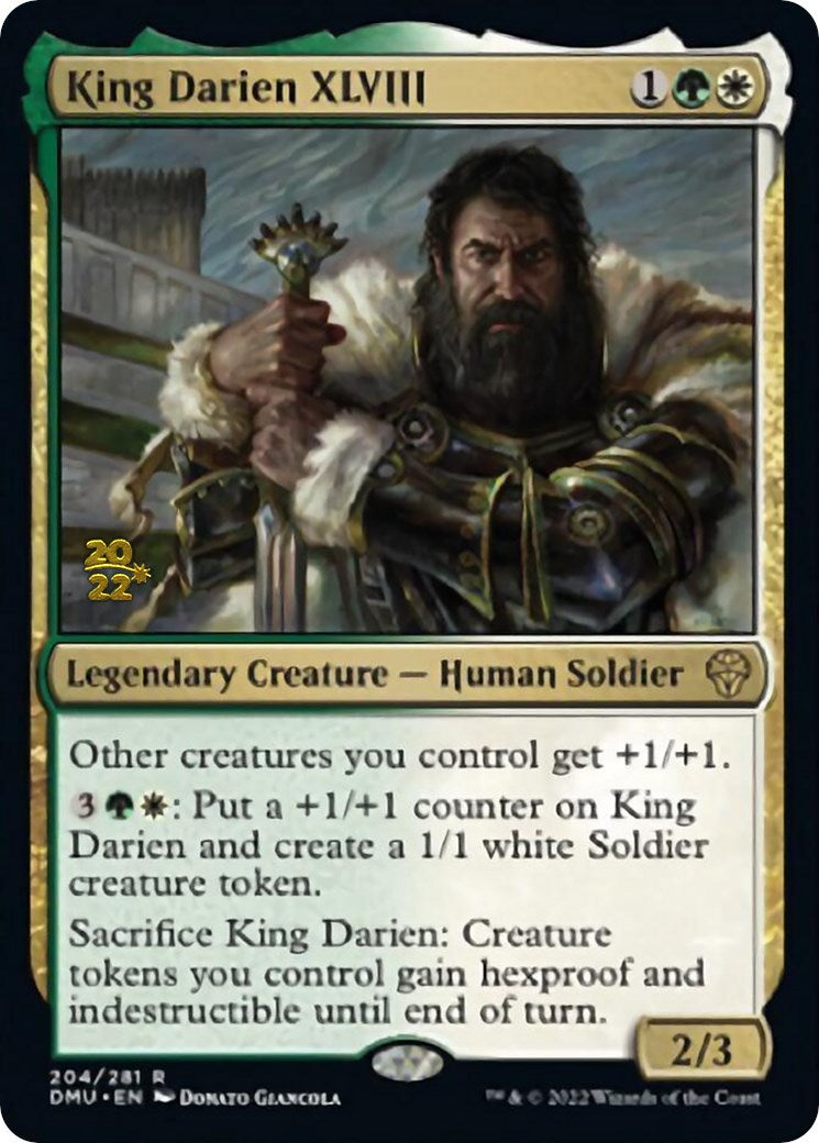 King Darien XLVIII [Dominaria United Prerelease Promos] | Good Games Morley