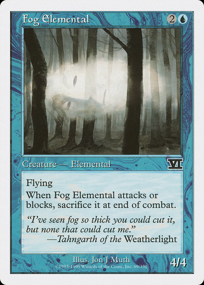 Fog Elemental [Classic Sixth Edition] | Good Games Morley