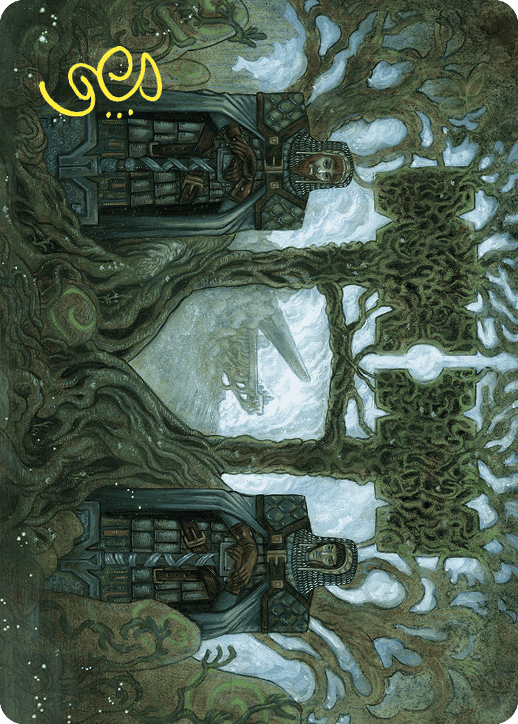 Court of Garenbrig Art Card (Gold-Stamped Signature) [Wilds of Eldraine Art Series] | Good Games Morley