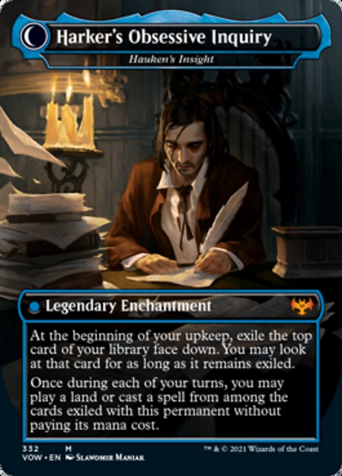 Jacob Hauken, Inspector // Hauken's Insight - Jonathan Harker // Harker's Obsessive Inquiry [Innistrad: Crimson Vow] | Good Games Morley