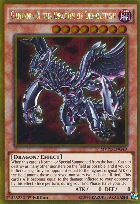 Gandora-X the Dragon of Demolition [MVP1-ENG49] Gold Rare | Good Games Morley
