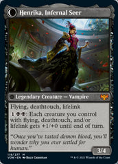 Henrika Domnathi // Henrika, Infernal Seer [Innistrad: Crimson Vow] | Good Games Morley