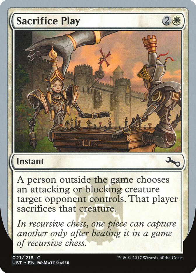 Sacrifice Play [Unstable] | Good Games Morley