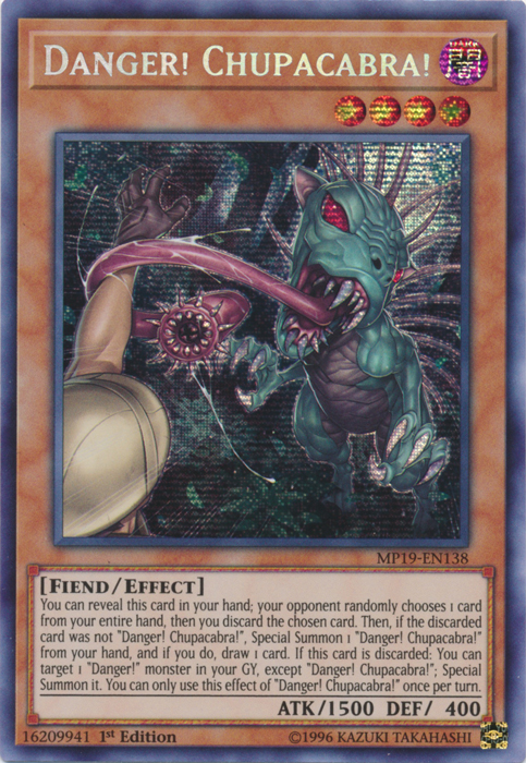 Danger! Chupacabra! [MP19-EN138] Prismatic Secret Rare | Good Games Morley