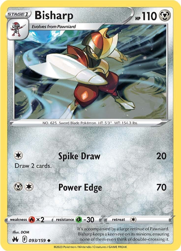 Bisharp (093/159) [Sword & Shield: Crown Zenith] | Good Games Morley