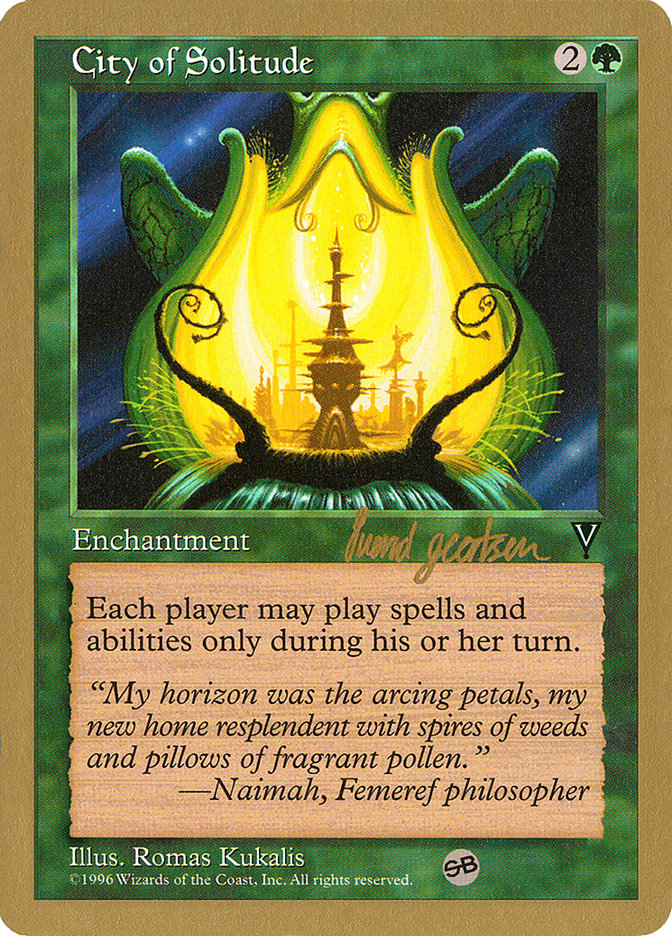 City of Solitude (Svend Geertsen) (SB) [World Championship Decks 1997] | Good Games Morley