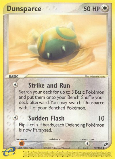 Dunsparce (60/100) [EX: Sandstorm] | Good Games Morley