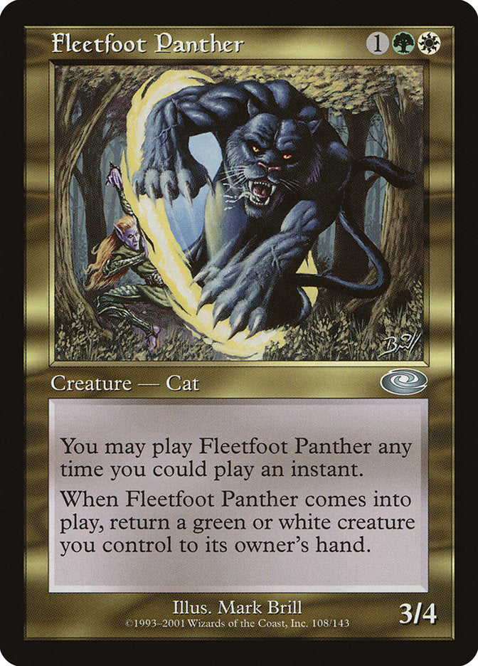 Fleetfoot Panther [Planeshift] | Good Games Morley