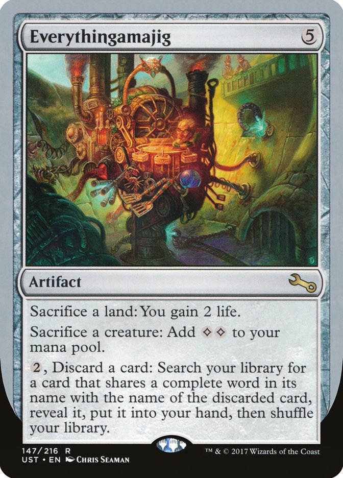 Everythingamajig ("Sacrifice a Land") [Unstable] | Good Games Morley