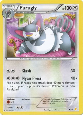Purugly (19/30) [XY: Trainer Kit 3 - Pikachu Libre] | Good Games Morley