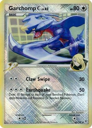 Garchomp C (60/147) (League Promo) [Platinum: Supreme Victors] | Good Games Morley