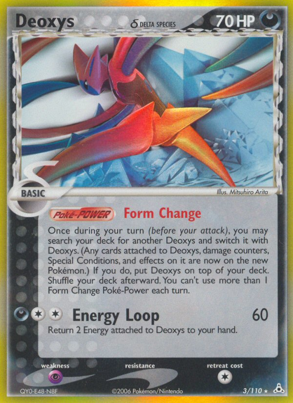 Deoxys (3/110) (Delta Species) [EX: Holon Phantoms] | Good Games Morley