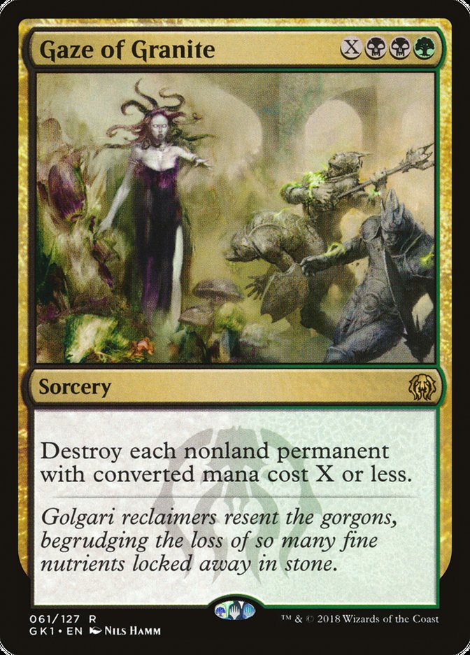 Gaze of Granite [Guilds of Ravnica Guild Kit] | Good Games Morley