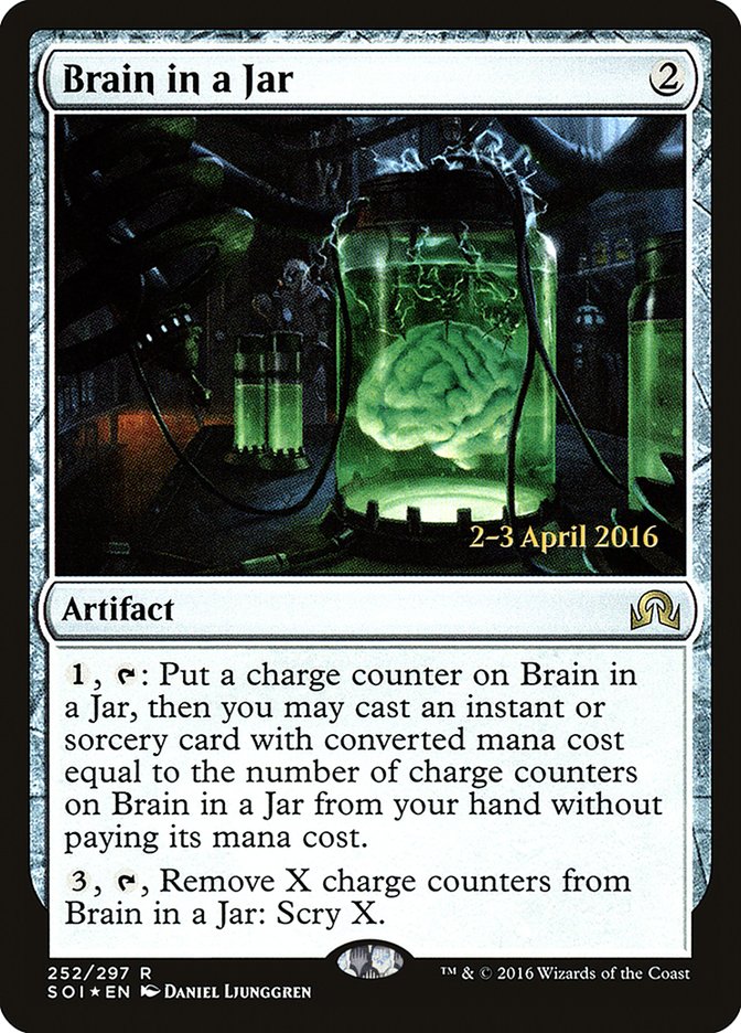 Brain in a Jar [Shadows over Innistrad Prerelease Promos] | Good Games Morley