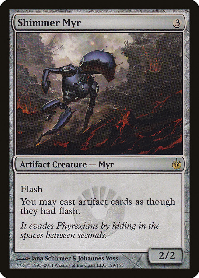 Shimmer Myr [Mirrodin Besieged] | Good Games Morley