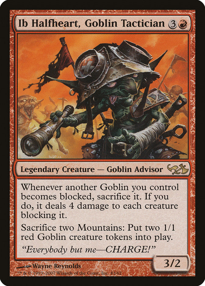 Ib Halfheart, Goblin Tactician [Duel Decks: Elves vs. Goblins] | Good Games Morley