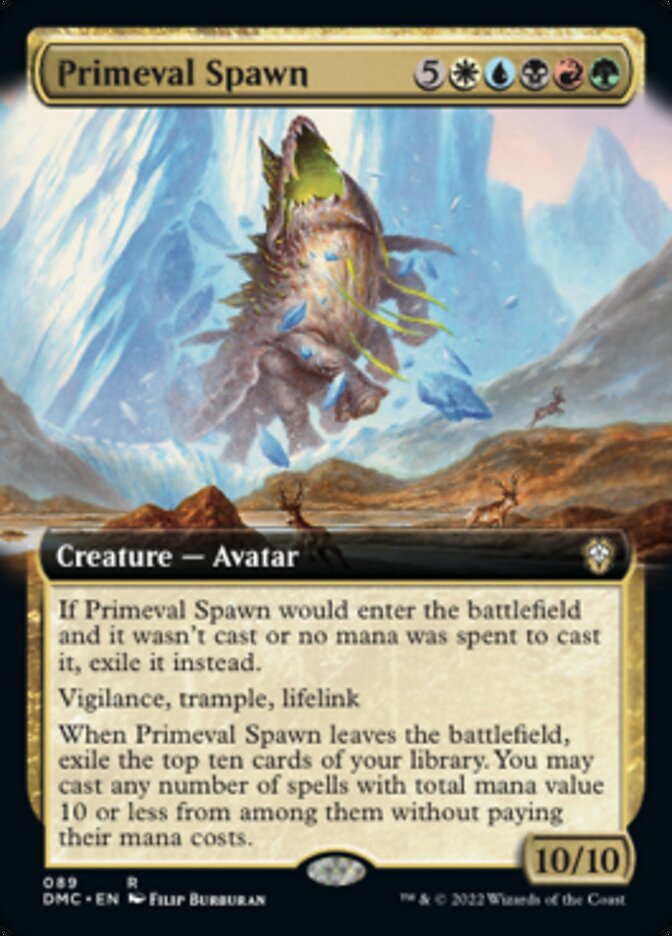 Primeval Spawn (Extended Art) [Dominaria United Commander] | Good Games Morley