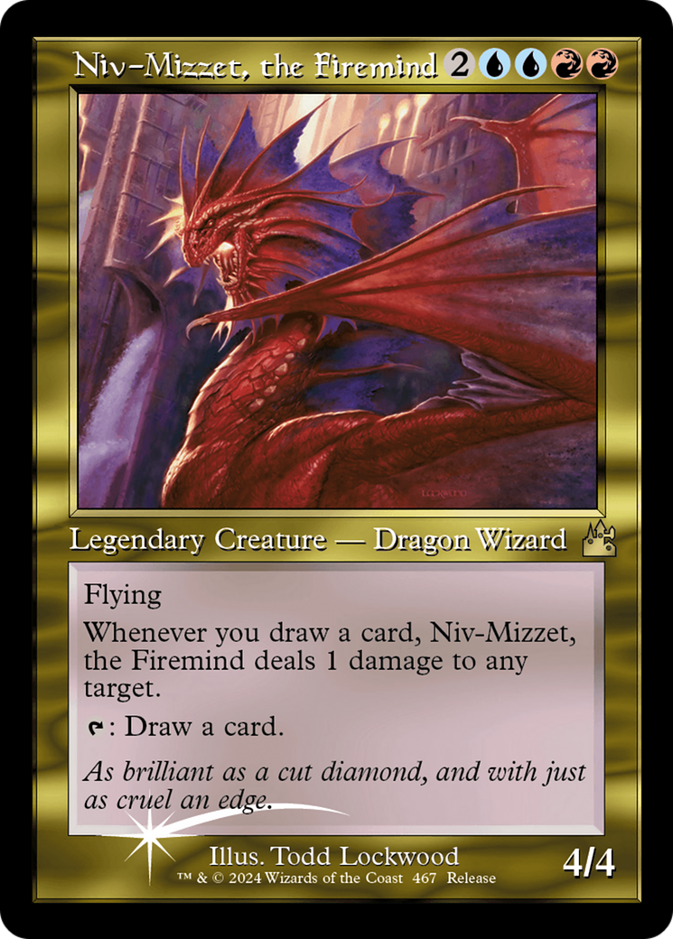 Niv-Mizzet, the Firemind (Retro Frame) [Ravnica Remastered] | Good Games Morley