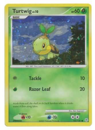 Turtwig (103/130) (Cosmos Holofoil) [Diamond & Pearl: Base Set] | Good Games Morley