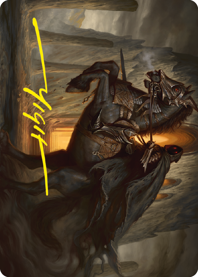 Nazgul Art Card (Gold-Stamped Signature) [The Lord of the Rings: Tales of Middle-earth Art Series] | Good Games Morley