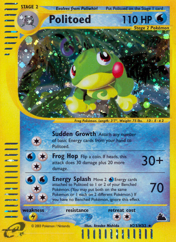 Politoed (H23/H32) [Skyridge] | Good Games Morley