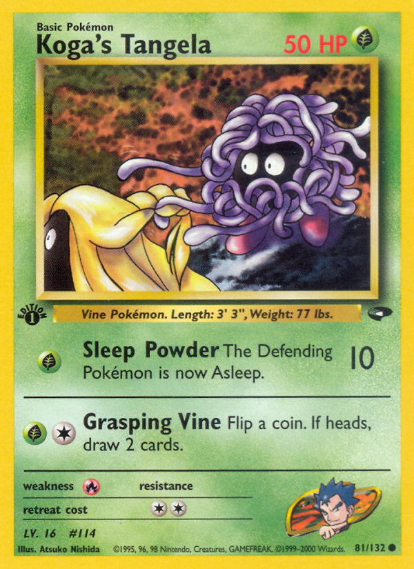 Koga's Tangela (81/132) [Gym Challenge 1st Edition] | Good Games Morley