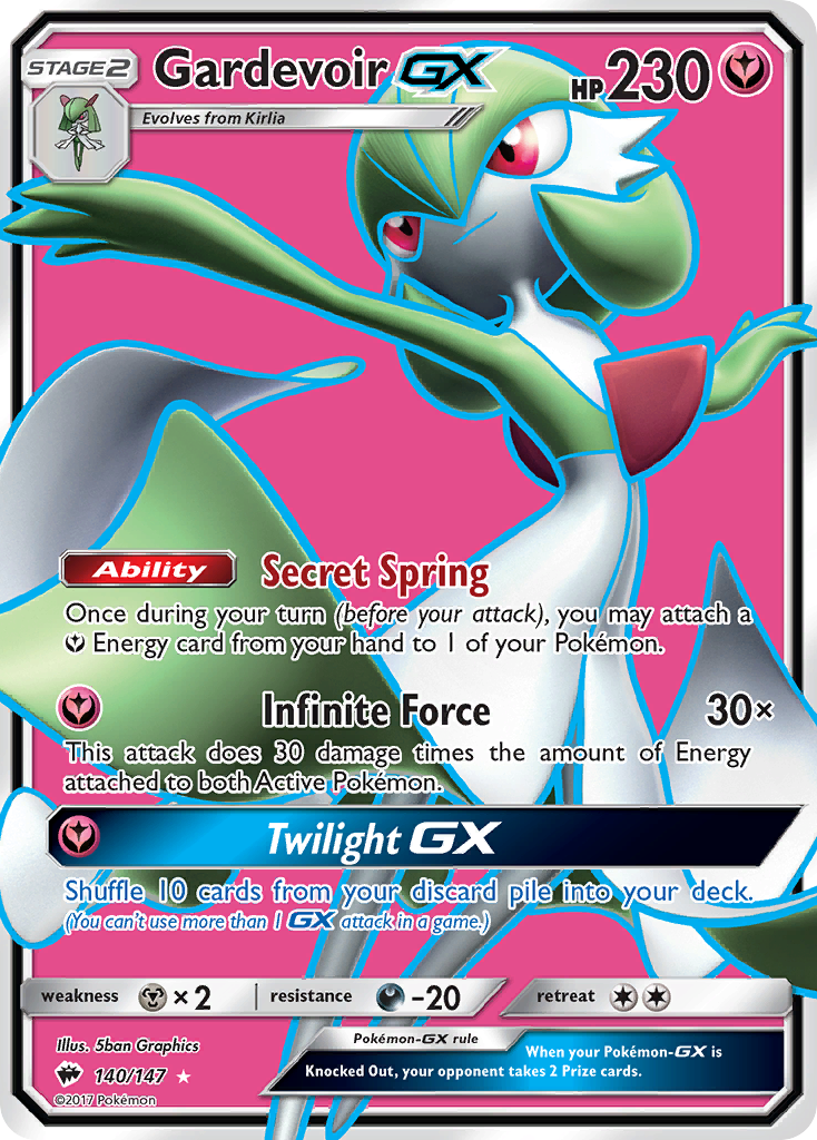 Gardevoir GX (140/147) [Sun & Moon: Burning Shadows] | Good Games Morley