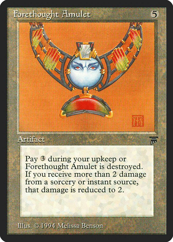 Forethought Amulet [Legends] | Good Games Morley