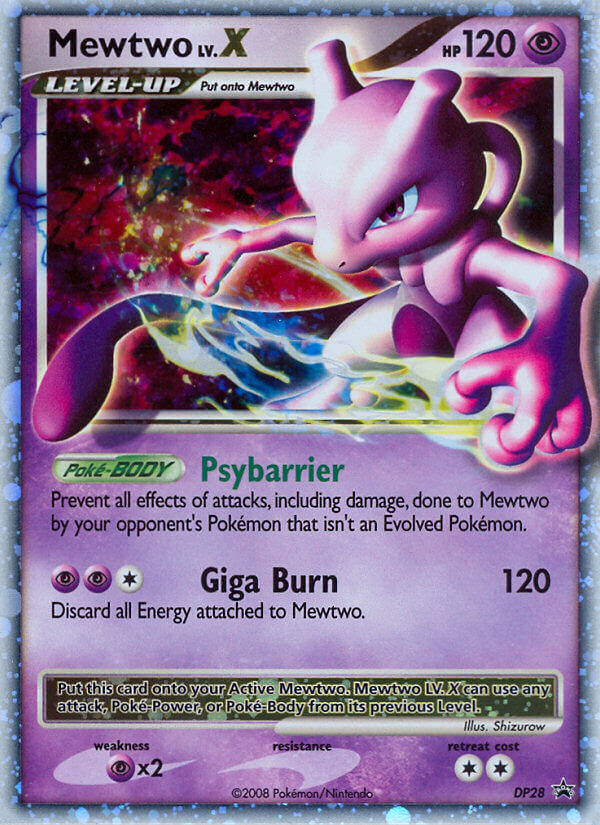 Mewtwo LV.X (DP28) [Diamond & Pearl: Black Star Promos] | Good Games Morley