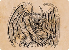 Cloister Gargoyle (Showcase) Art Card [Dungeons & Dragons: Adventures in the Forgotten Realms Art Series] | Good Games Morley