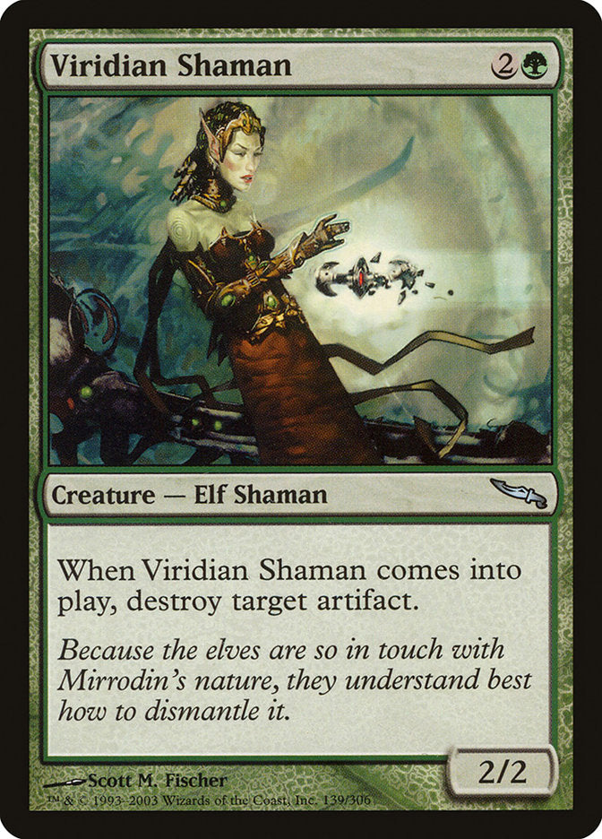 Viridian Shaman [Mirrodin] | Good Games Morley