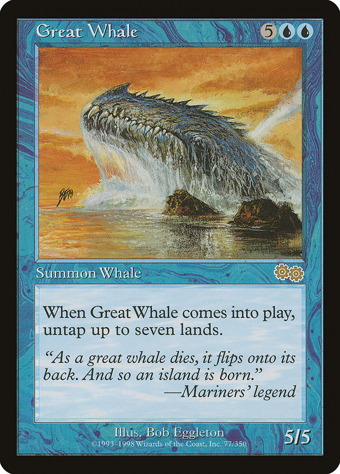 Great Whale [Urza's Saga] | Good Games Morley
