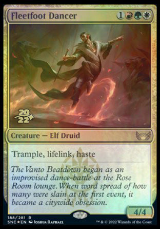 Fleetfoot Dancer [Streets of New Capenna Prerelease Promos] | Good Games Morley