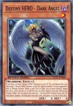 Destiny HERO - Dark Angel [SGX1-ENB09] Common | Good Games Morley