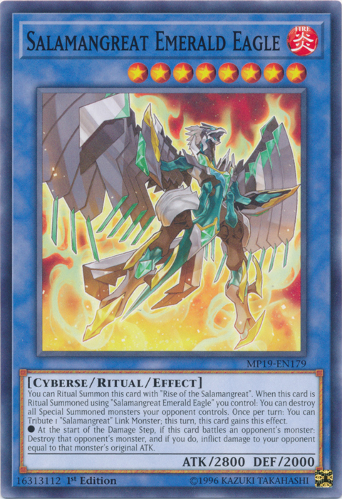Salamangreat Emerald Eagle [MP19-EN179] Common | Good Games Morley