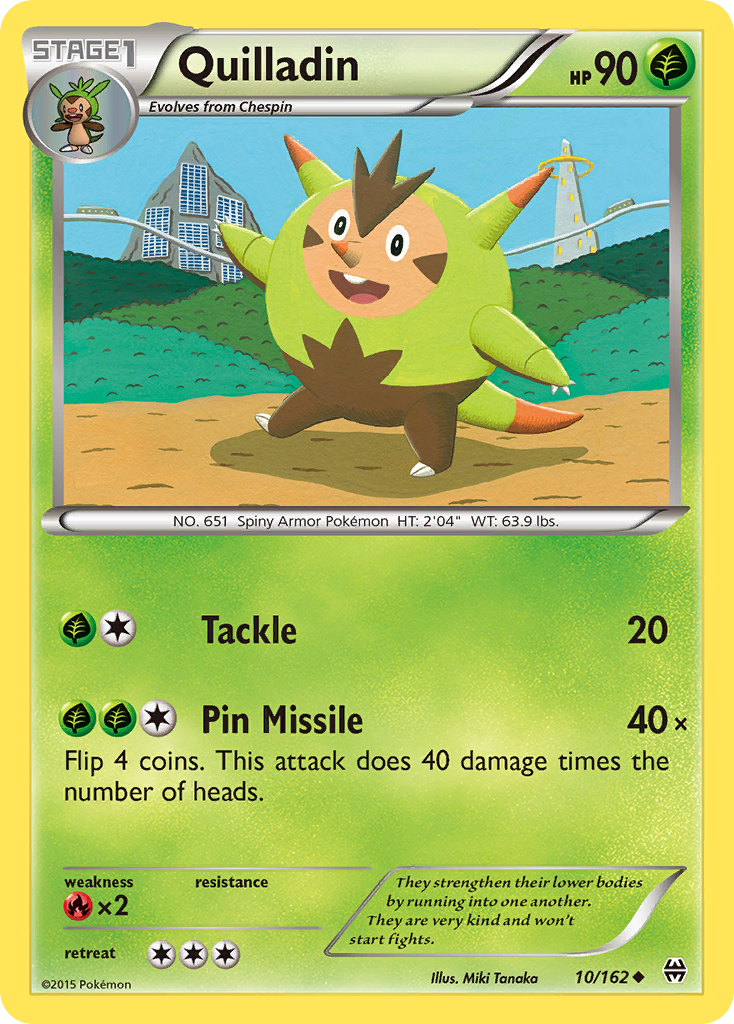 Quilladin (10/162) [XY: BREAKthrough] | Good Games Morley